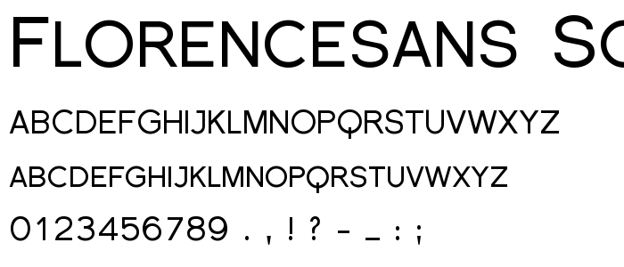 Florencesans SC font